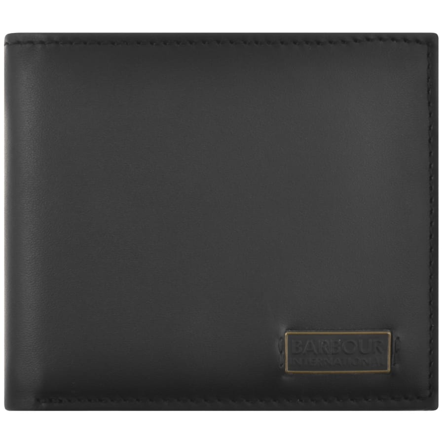 Barbour leather coin wallet store